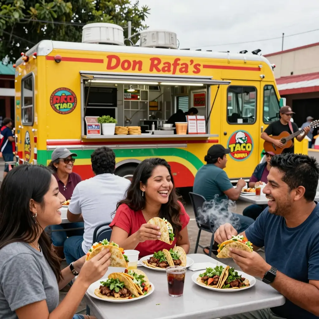 Vibrant Don Rafa's Taco Truck
