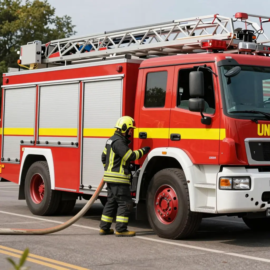 Fire Truck in Action