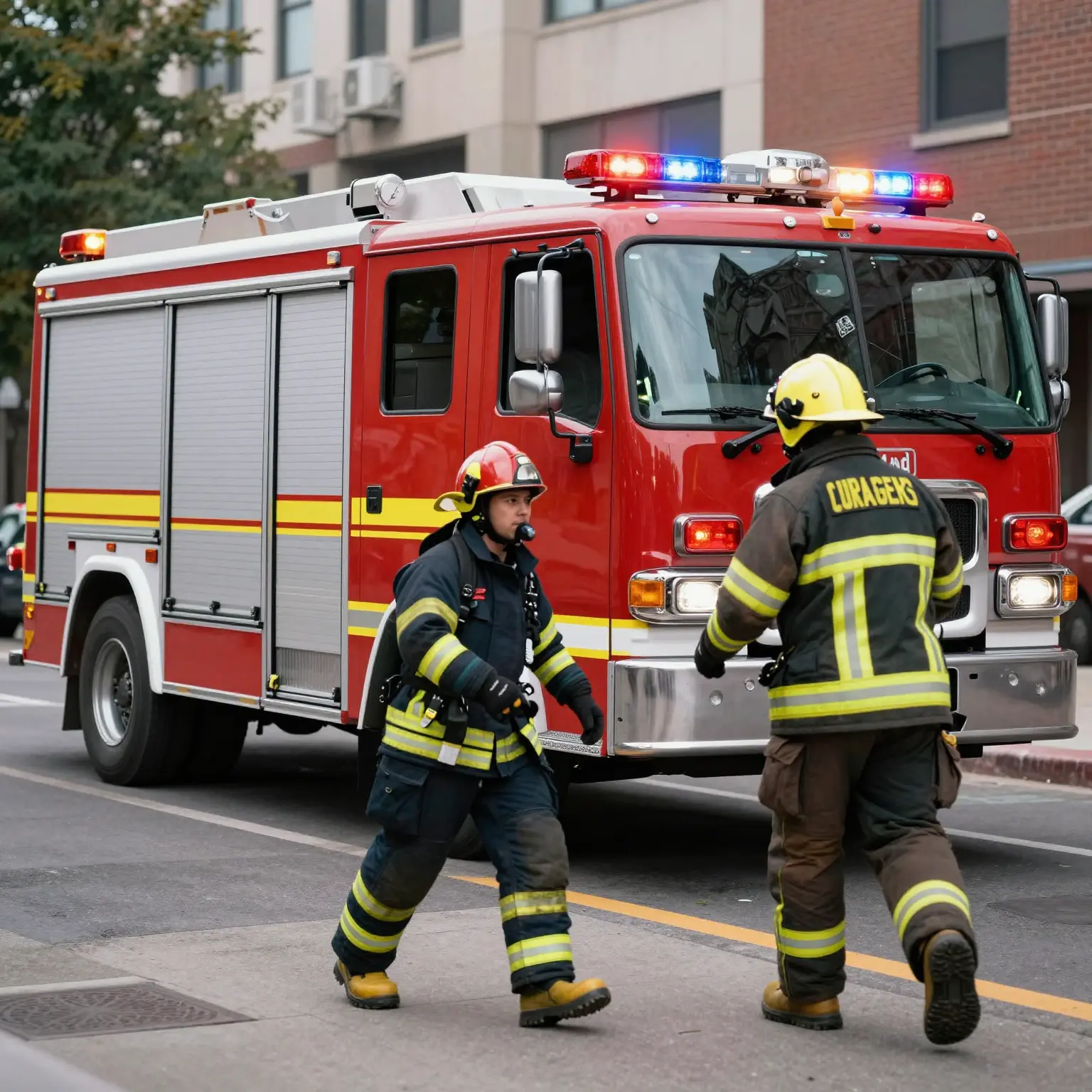 Fire Truck in Action