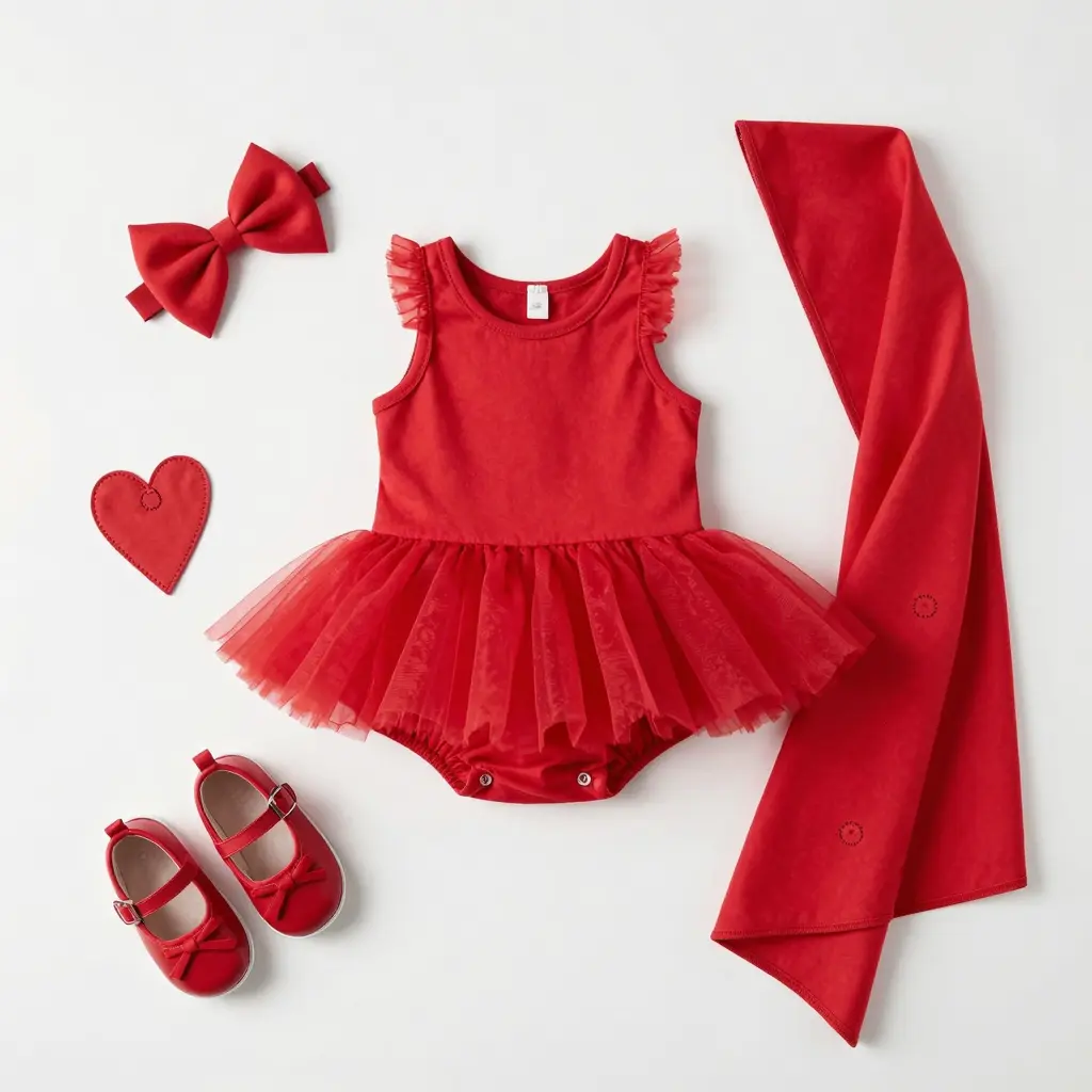 Newborn Accessories for Red Tutu